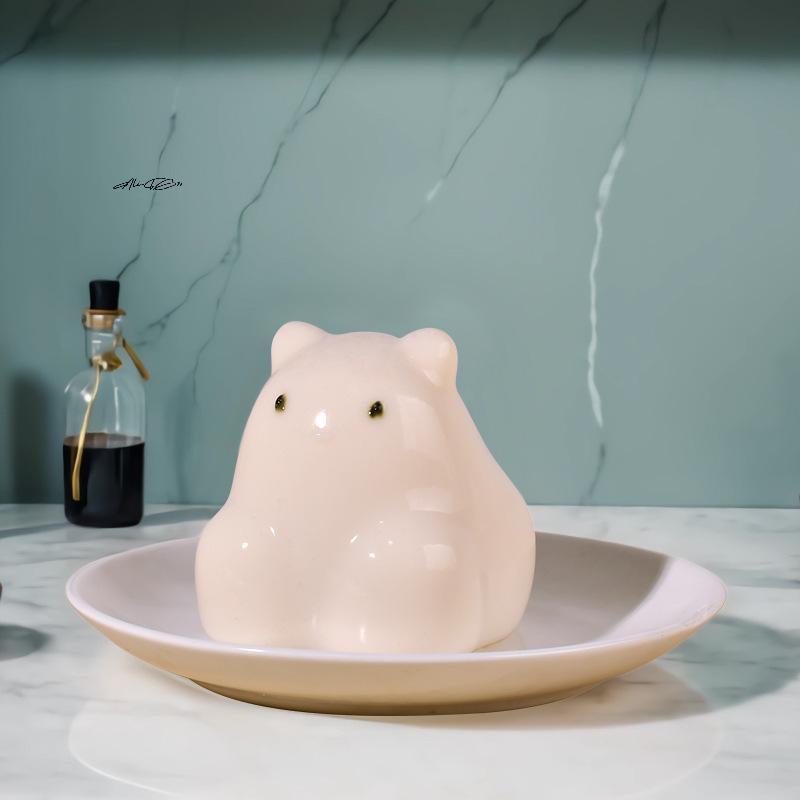 3D Cute Milk Pudding Silicone Mold For Cake Jelly White Cold Ice Powder Kitchen Baking Decoration Accessories