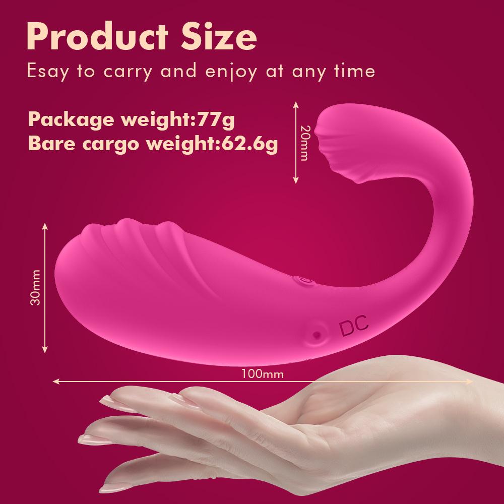APP Controlled Vibrating Egg Massager Wearable G Spot Anal Stimulator Adult Sex Toys for Women Couples
