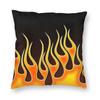 Fire Design Square Pillowcase Pillow Cover Cushion Throw Pillow for Home Bedroom Car