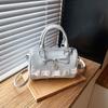 Borsa a Mano Moda Borsa Cuscino Semplice Boston Pois Borsa a Spalla Borsa Casual