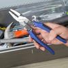 KAIHAOWIN 220 mm Stromkabel Universalbolzen Präzisionscrimpen Multifunktionale Elektrowerkzeuge Zangen, Zangen, Zangen, Schneider, Zangen, Zangen,