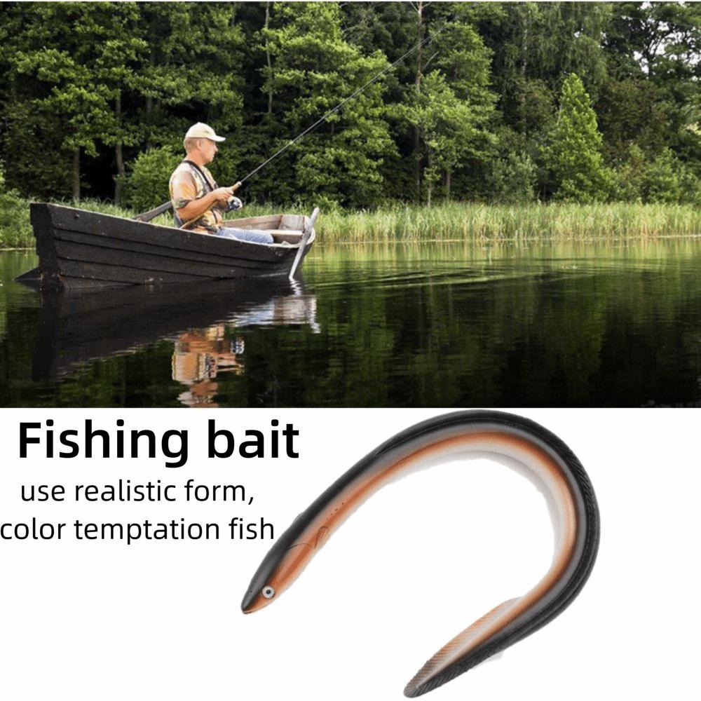 2 PCS Soft PVC EEL Lure 30CM Length Fishing Accessories Eel Fishing Lure Brown Fishing Bait Freshwater Fishing