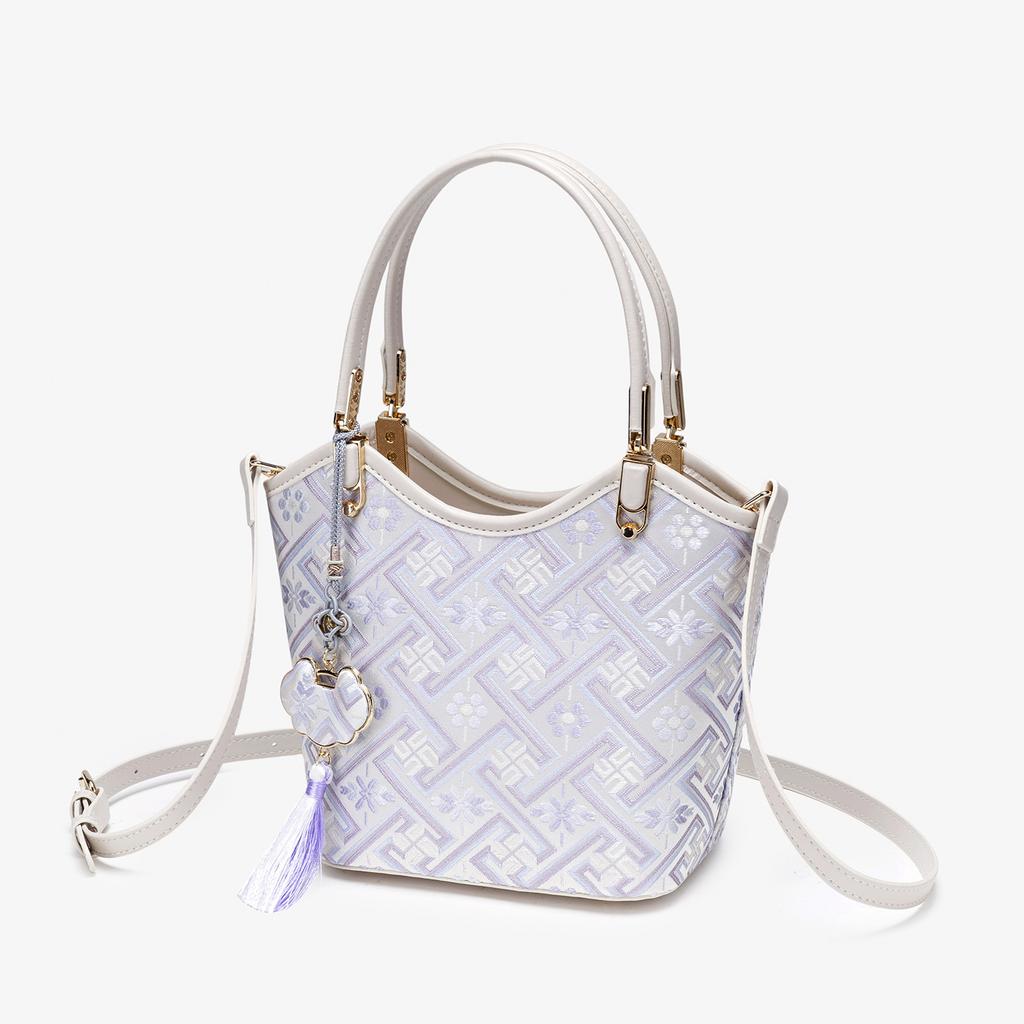 Guofeng Women's Bag Women's Bag Vegetable Basket Bag Women's Hand Shoulder Messenger Bag Small Bag