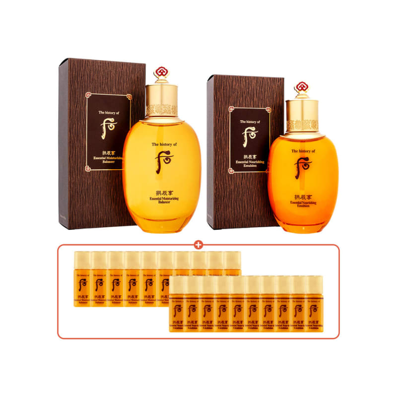 The Whoo Gongjinhyang Inyang 2-piece set + (Inyang Balancer 5ml x 30 + Inyang Lotion 5ml x 30)
