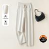 Srcr Women's Wool Blend Warm Drawstring Wide-Leg Knit Pants