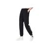 Li Ning X Disney Letter Print Fleece Warm Cuffed Sports Pants Women Bottoms Black AKLR682-1