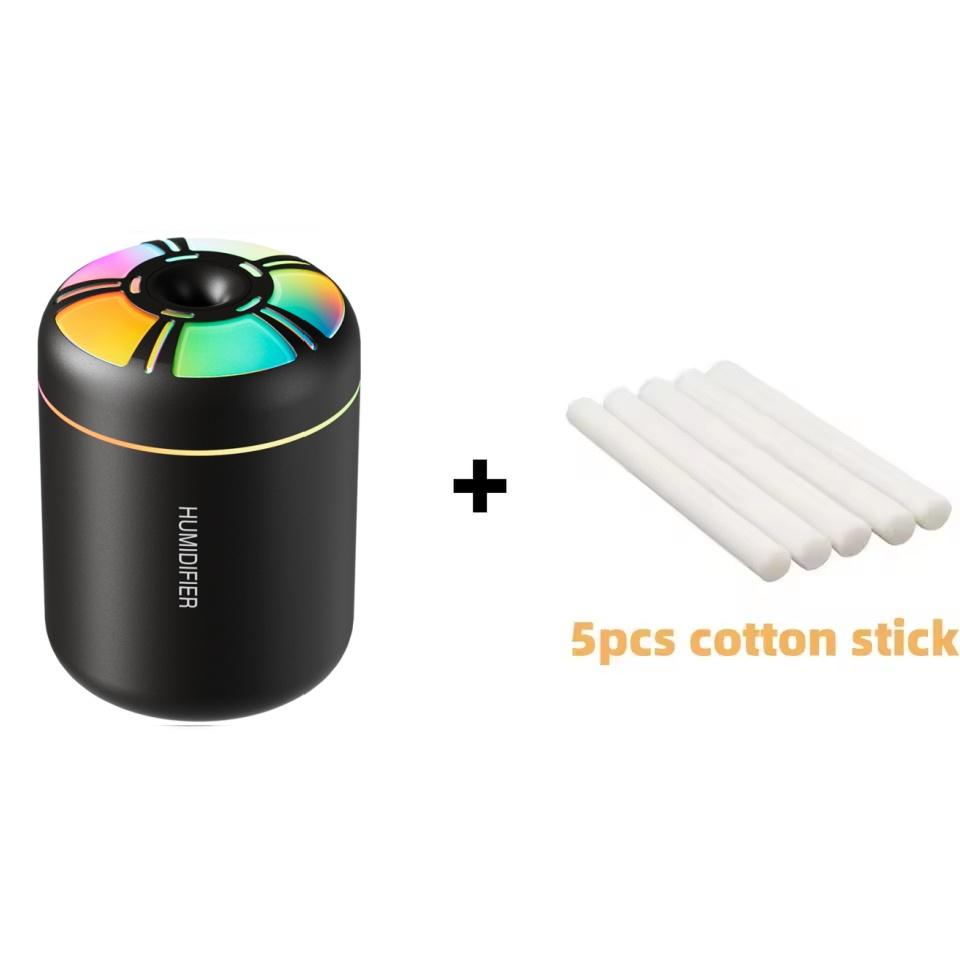 Searide Mini Air Humidifier USB 180ML  Aroma Diffuser Essential Oil Purifier Aromatherapy Color Lights For Car Home Bedroom