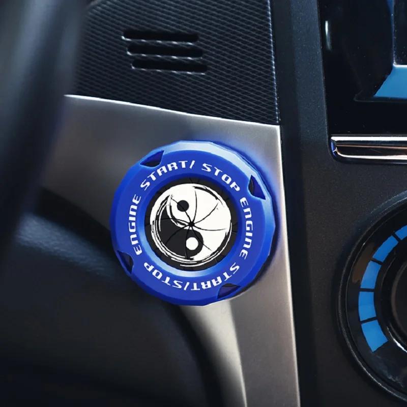 

Car Engine start Button Cover Car Interior Decor Engine Ignition Start Switch Protective Cover Motorcycle Start Ring