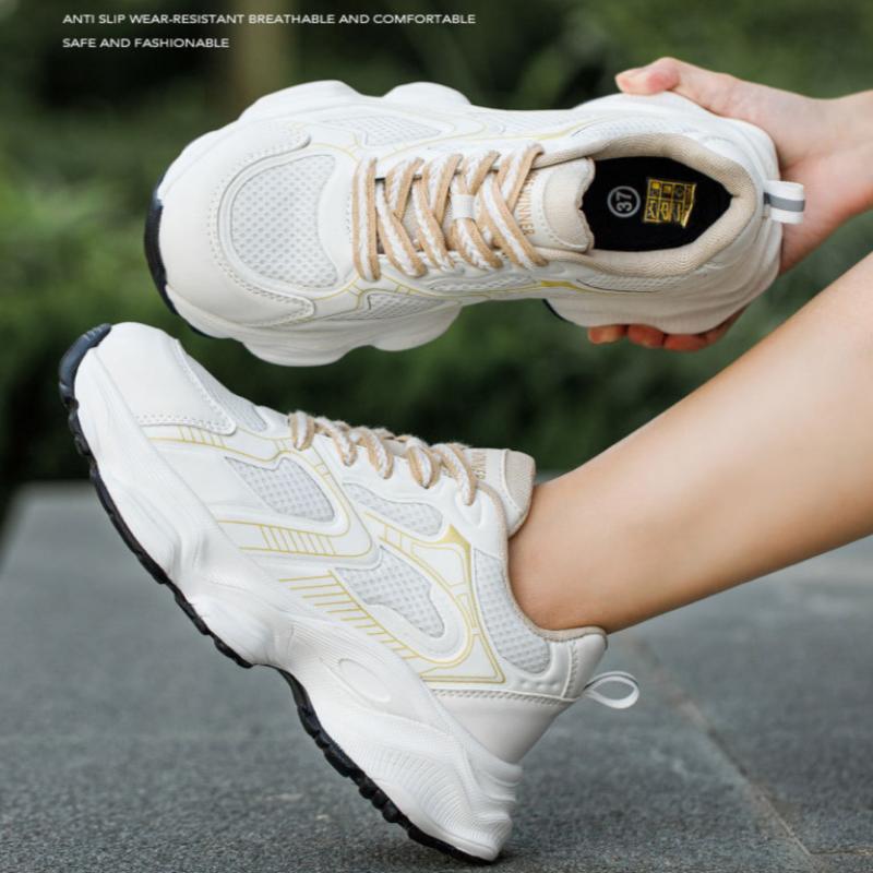 Four-season Women's Anti-smash Shoes, Breathable and Lightweight Plastic Steel Toe Safety Labor Protection Shoes for Women