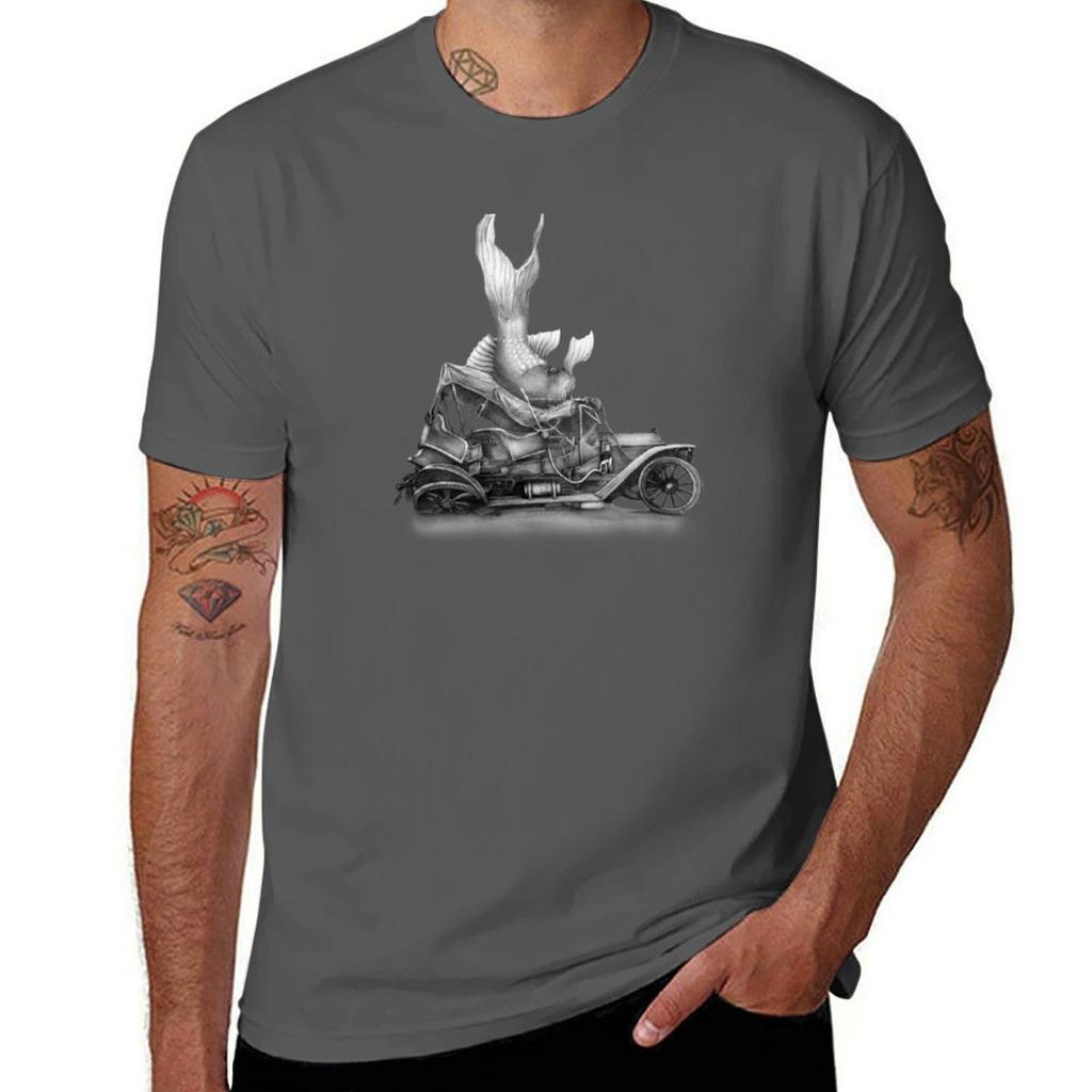 In which a goldfish spoils an outing TShirt Mechanic Work Tee Shirt