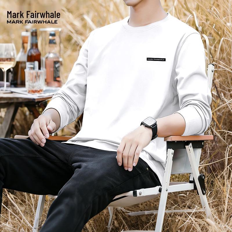 MARK FAIRWHALE Letter Print Long Sleeve T-Shirt L