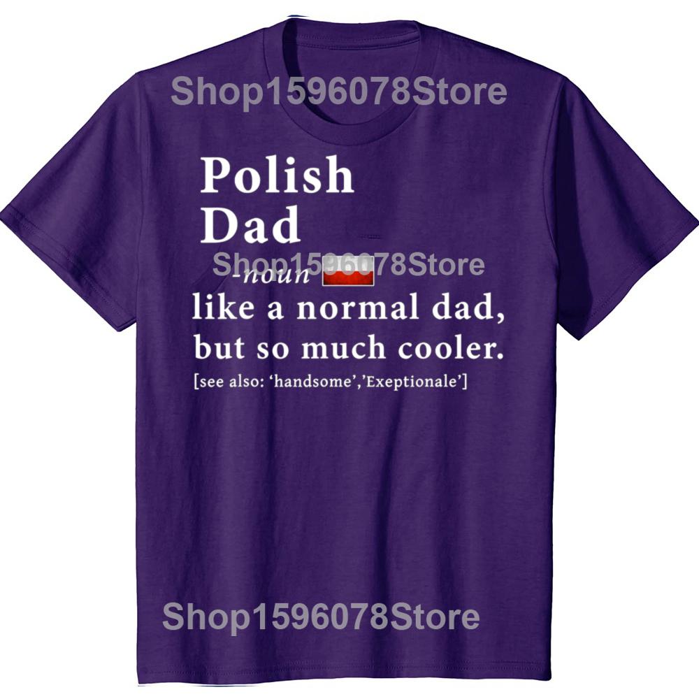 

Funny Polish Dad Definition Fathers Day Flag Graphic T Shirts Men Women Cotton Humor Streetwear Tee Unisex Loose Clothing 4XL