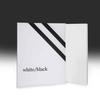 Double Color Acrylic Sheet (8" x 12", 200 * 300 mm, 4 Pieces)-White/Black