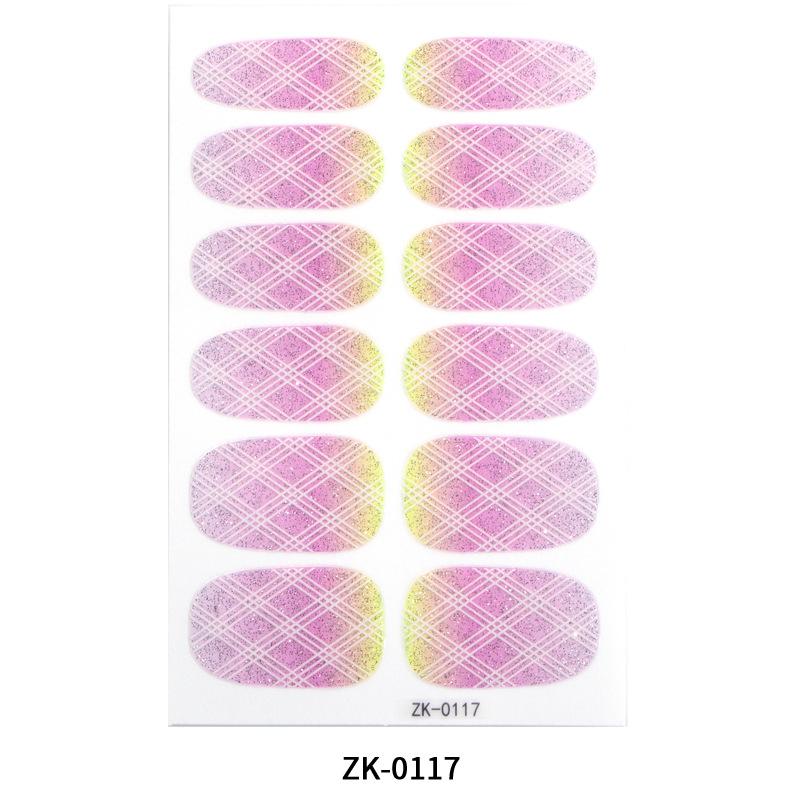 Neue Nail Art Sticker Cartoon Niedliche Zwiebel Rosa Liebe Wasserdichte Nagelaufkleber Vollständiger Aufkleber