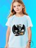 Summer Children's T-shirts Children's Short-sleeved Tops Boy Girls' Tops