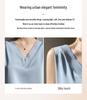 2025 Women's V-neck Ice Silk Camisole - Summer Mesh Base Layer Top