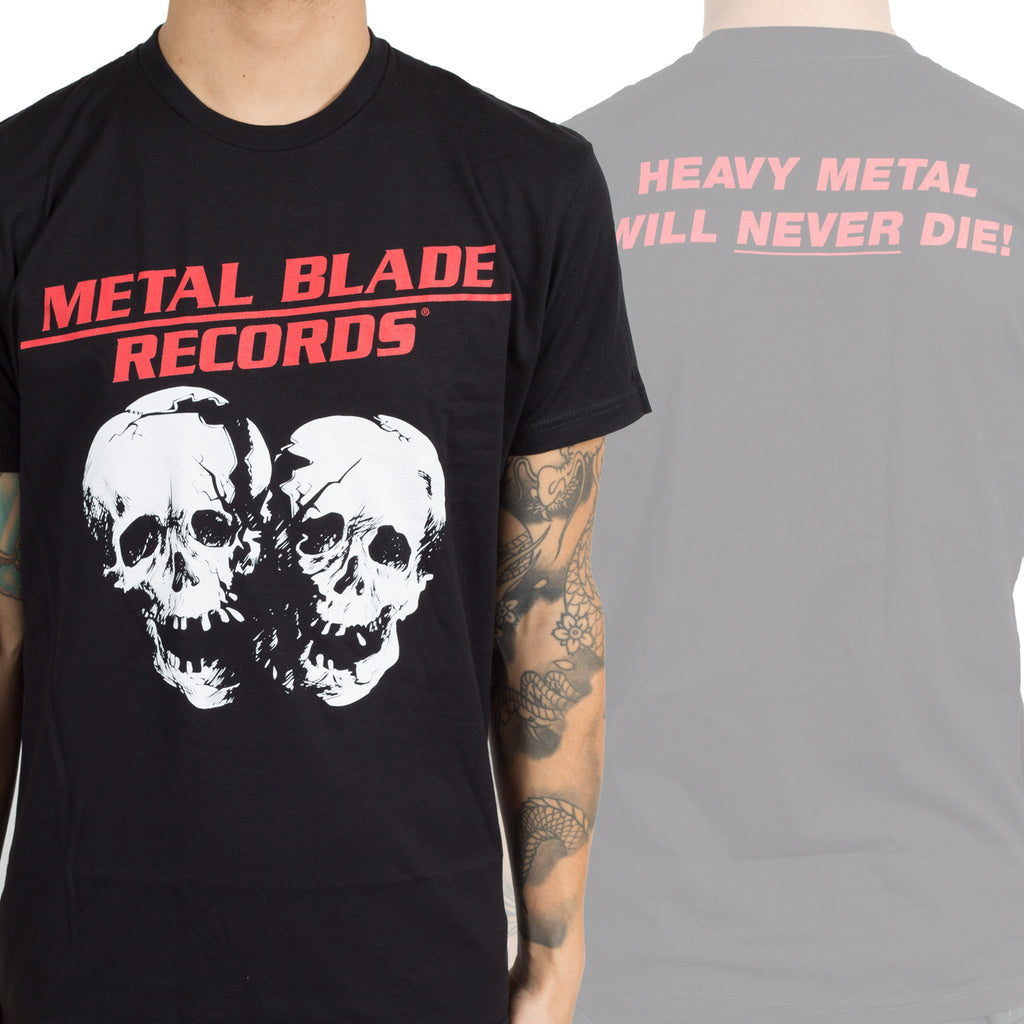 Vintage Hell Skull Lava Graphic TShirt Metal Blade Records Dark Metal Artwork Black 100 Cotton Unisex Gothic Tee
