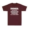 Engineer Tshirt Funny Engineer Noun Gift For Engineer Engineering Unisexs Tshirt