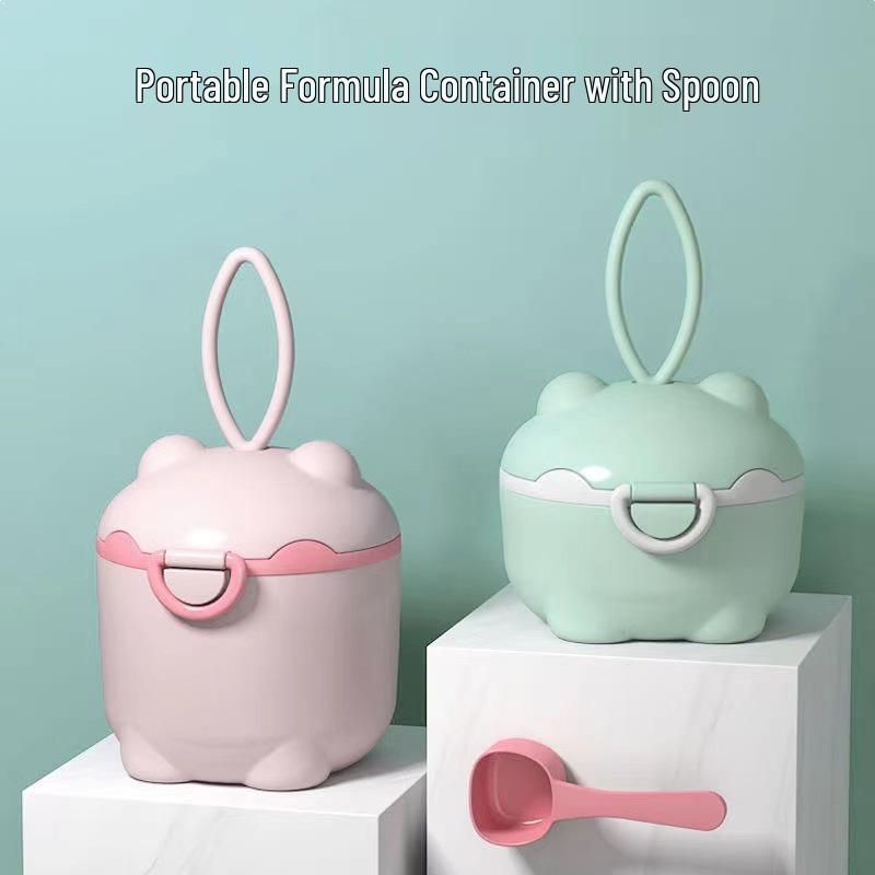 Compact Baby Formula Dispenser, Mini Airtight Milk Powder Compartments - TYmy