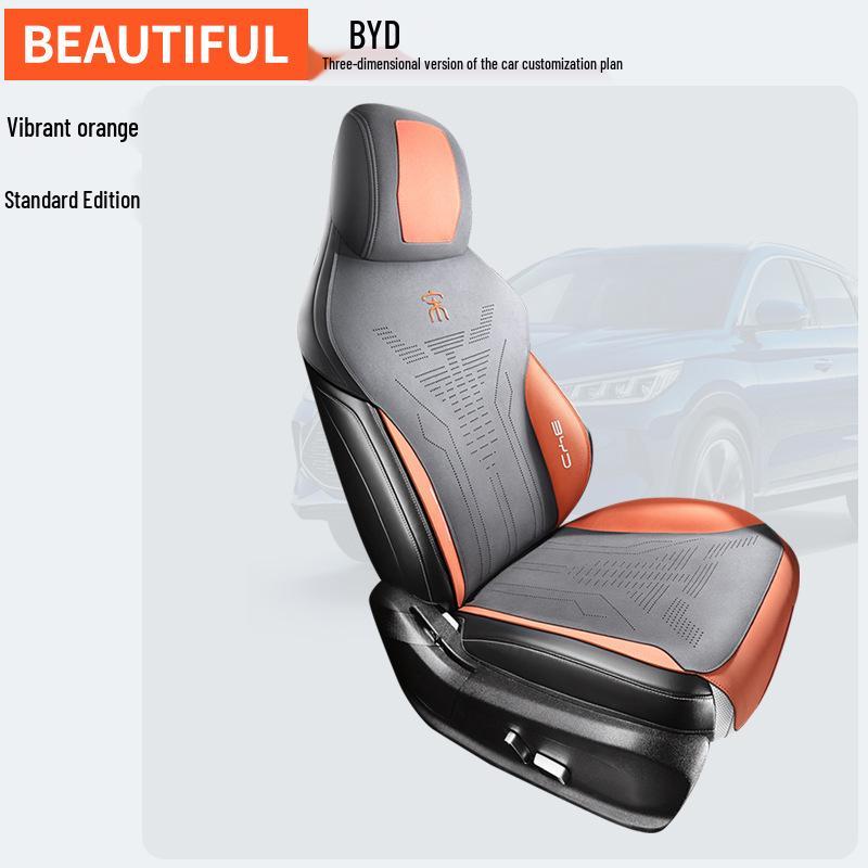 ZFL Sports Leather Seat Cushion Cover for BYD Song PLUS - All-Season Comfort