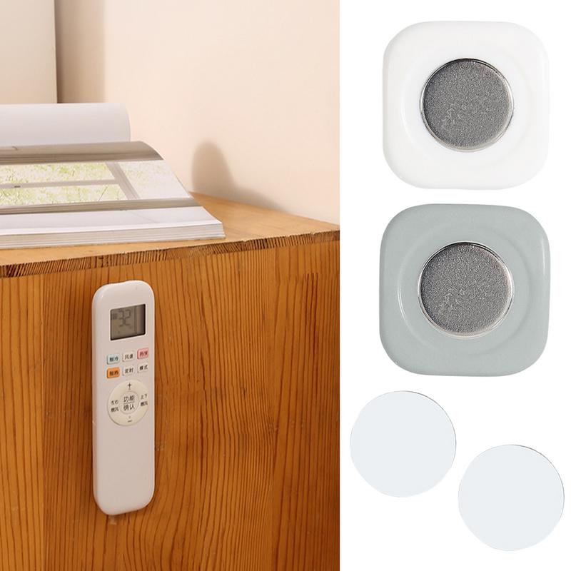 Magnetic Remote Control Holder Wall Mounted Remote Control Holder Adhesive Controller Storage Stand for Router Charge Socket