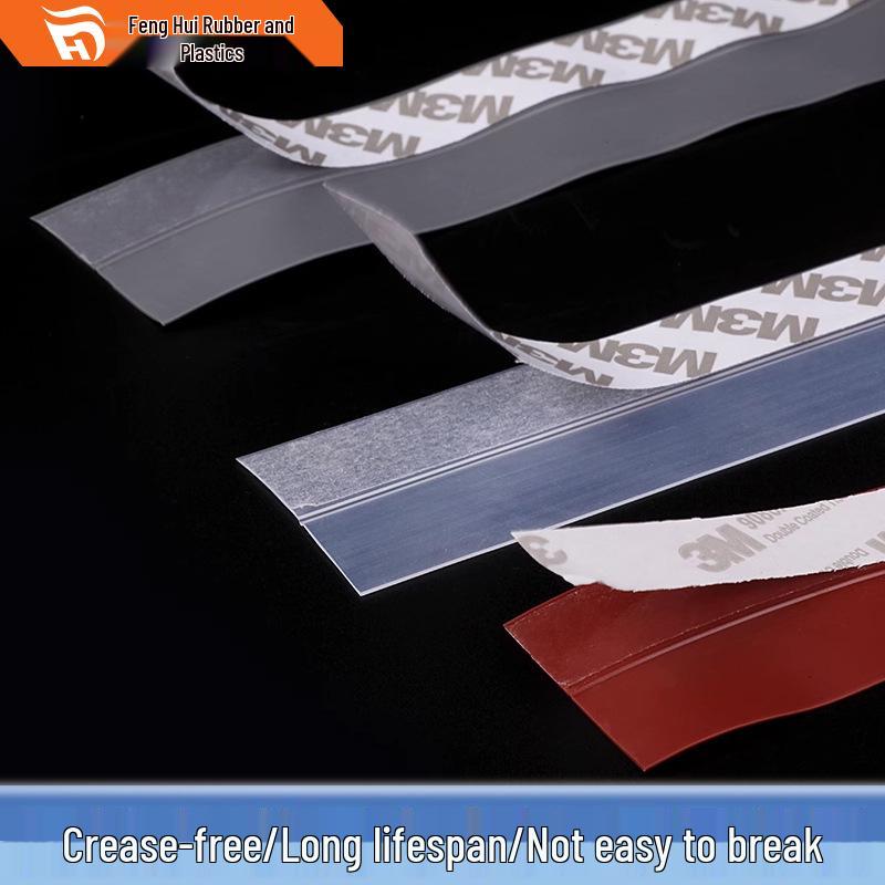 Self-Adhesive Anti-Theft Roller Shutter Garage Door Seal - Wind & Dust Proof Rubber Strip