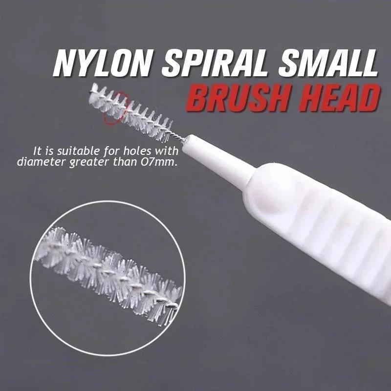 10-1000PCS Anti Clogging Nylon Brush Computer Keyboard Phone Hole Dust Cleaning Tool Shower Cleaning Brush