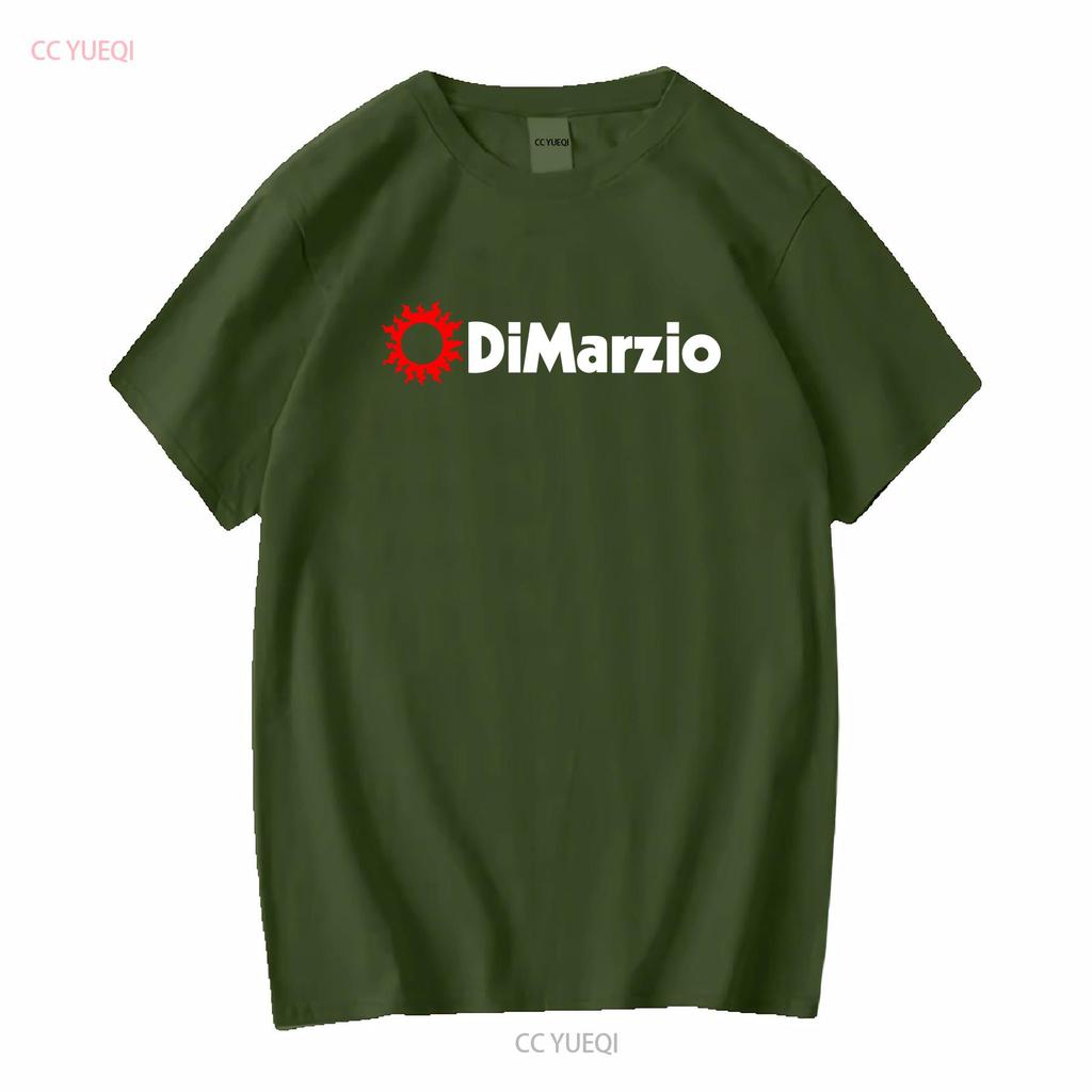 New T Shirt DiMarzio Guitars Company Logo Black Grey White Navy S 3XL vintage Washed homme Versatile Slightly Casual Breathable