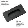 With Screws Cabinet Handle Zinc Alloy Slotted Recessed Handle 1 Pc Concealed Handle Convenient For Furniture Practical