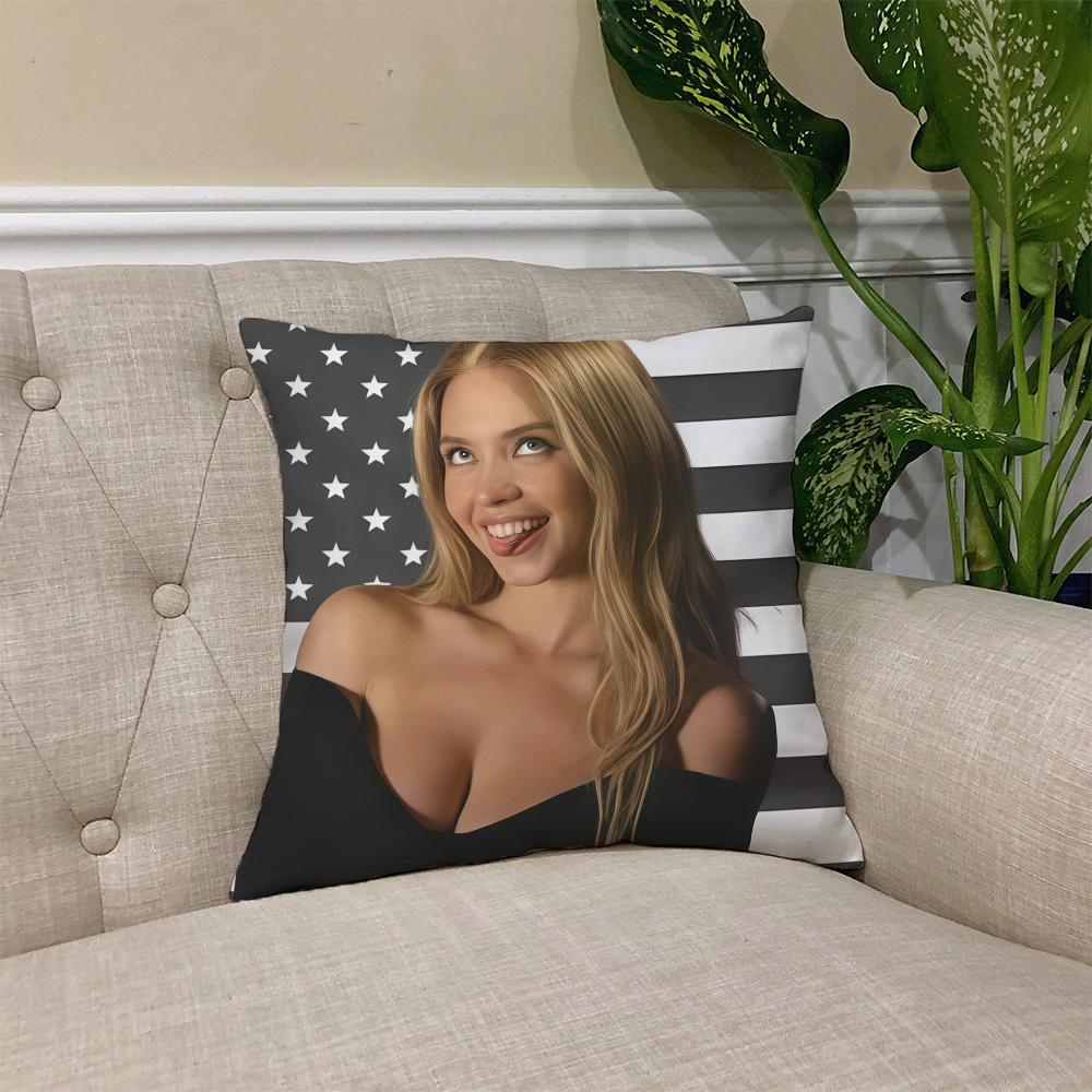 Cushion S-Sweeney Cover Square Sofa Cushion S-Sydney Actor Cover Casual Skin-Friendly Comfortable Pillow Cover