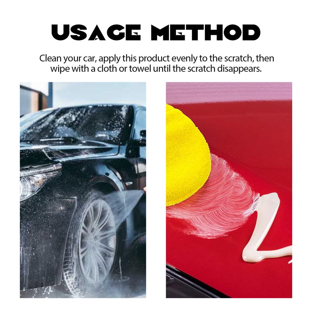 Car Paint Scratch Wax, Cleaning Wax, Polishing and Protective Wax, Car Wash White Car Polishing Wax Waxing