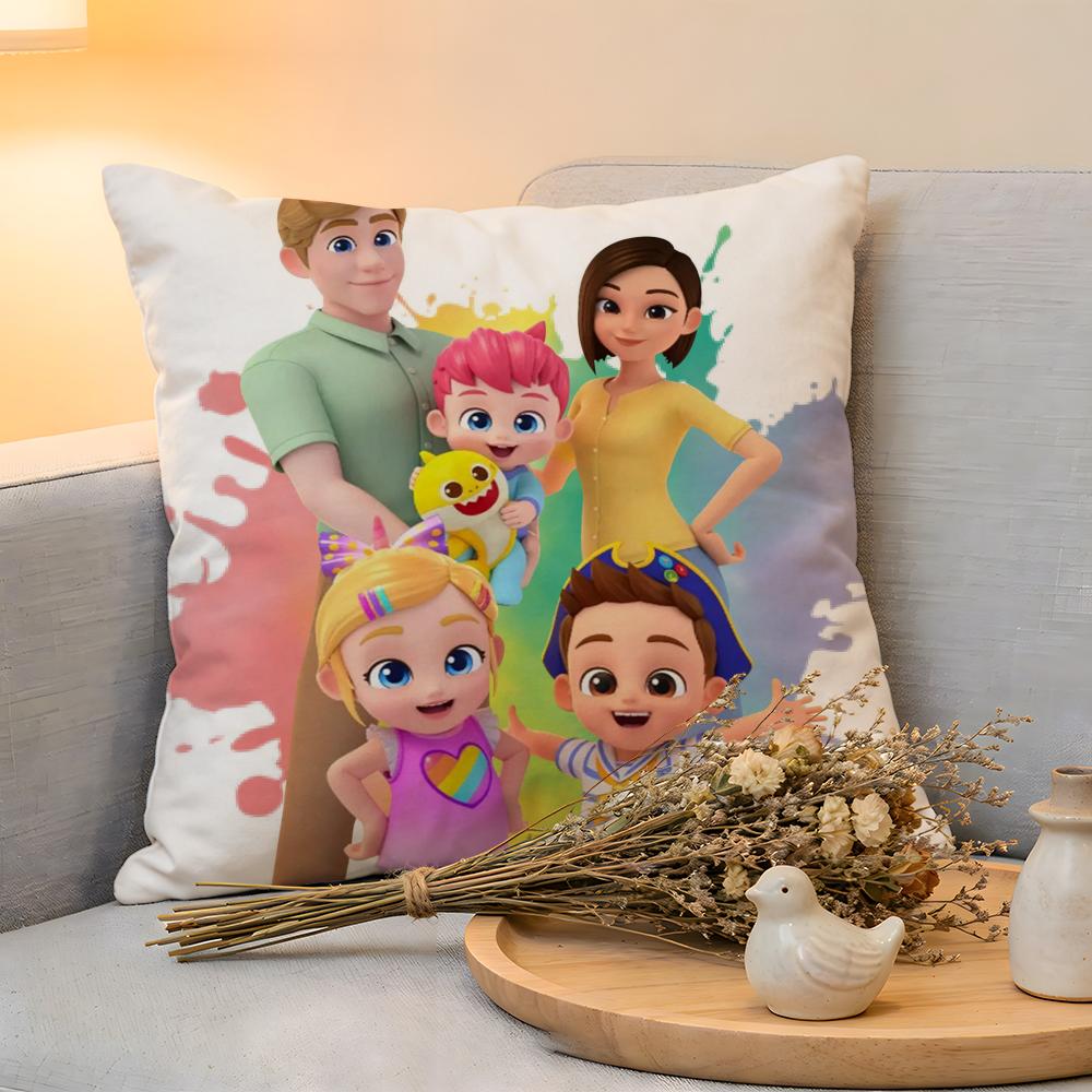 Cushion Cover  Linen  SkinFriendly Soft Decorative Case For Sofa Home Decor Cartoon CChildrens Pillow cover