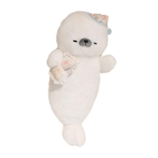 Seal Plush Doll Soft Stuffed Animal Pillow for Sleep & Anxiety Relief 70cm Cute