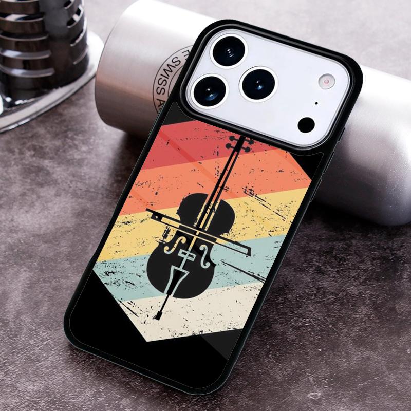 Elegant Violins Bow Sheet Music Funda Phone Case For iPhone 17 16 15 14 13 12 11 Pro Max Plus 17Air Soft Silicone Cover