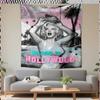 Tapestry Marilyn Monroe Welcome To Hollywood Crown Pop Poster Wall Hanging