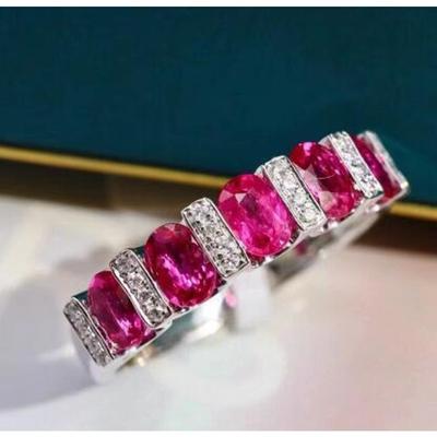Style Colored Gems Light Luxury Ins Rings for Women Fashion Temperament High End Rings Niche Design Index Finger Ring