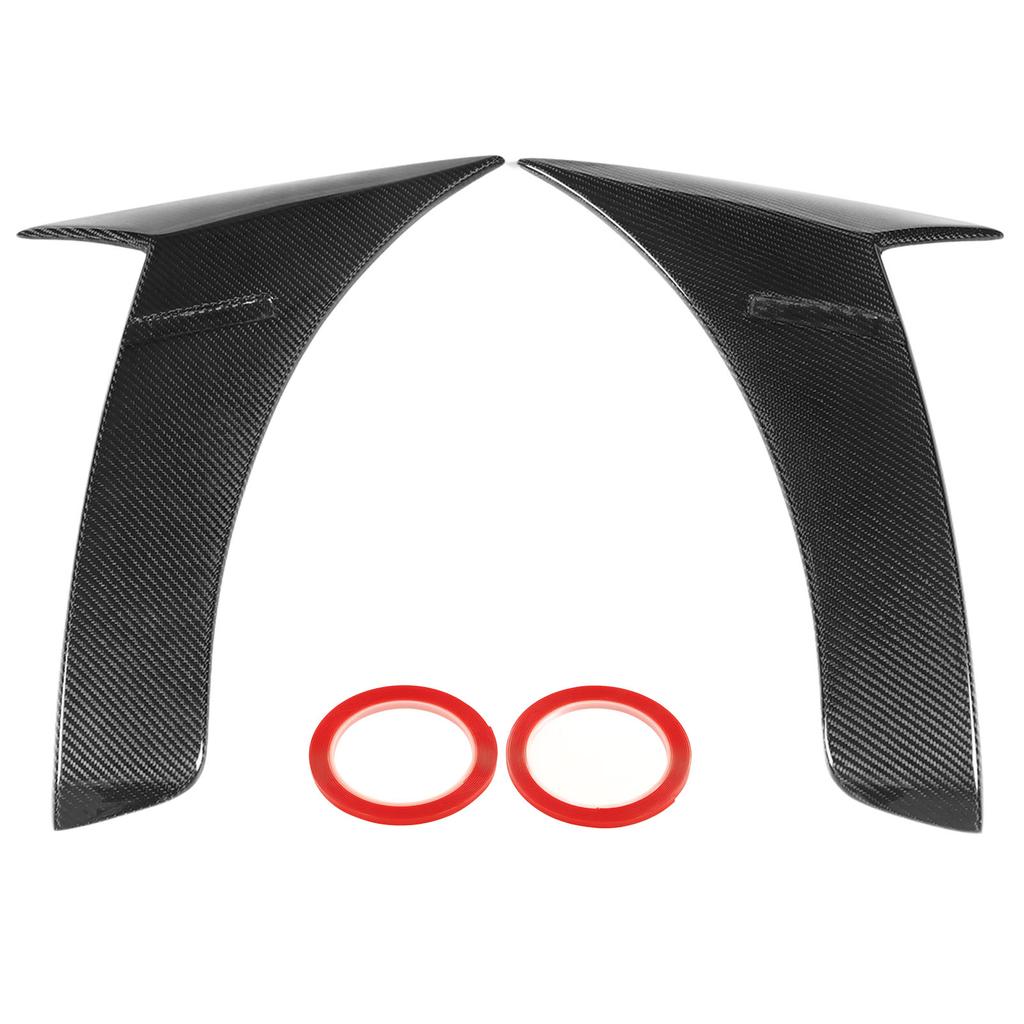Car Side Fender Vent Trim Carbon Fiber Style UV Resistant Replacement for Mercedes‑Benz S‑Class W222 S400 S500