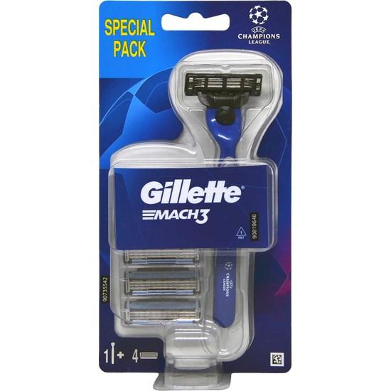 

Бритва Gillette Mach 3 + 4 запасных лезвия