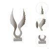 Abstract Sculpture Wing Statue Desktop Modern Spreading Figurine Collection for Cabinet Porch