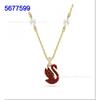 Womens Gradient Blue Swan Necklace Classic Clavicle Chain Fashion Jewelry