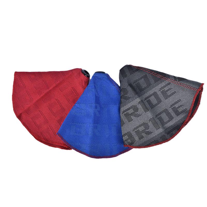 New Recaro Racing Hyper Fabric Shift Knob Shifter Boot Cover MT/AT Red - View #6