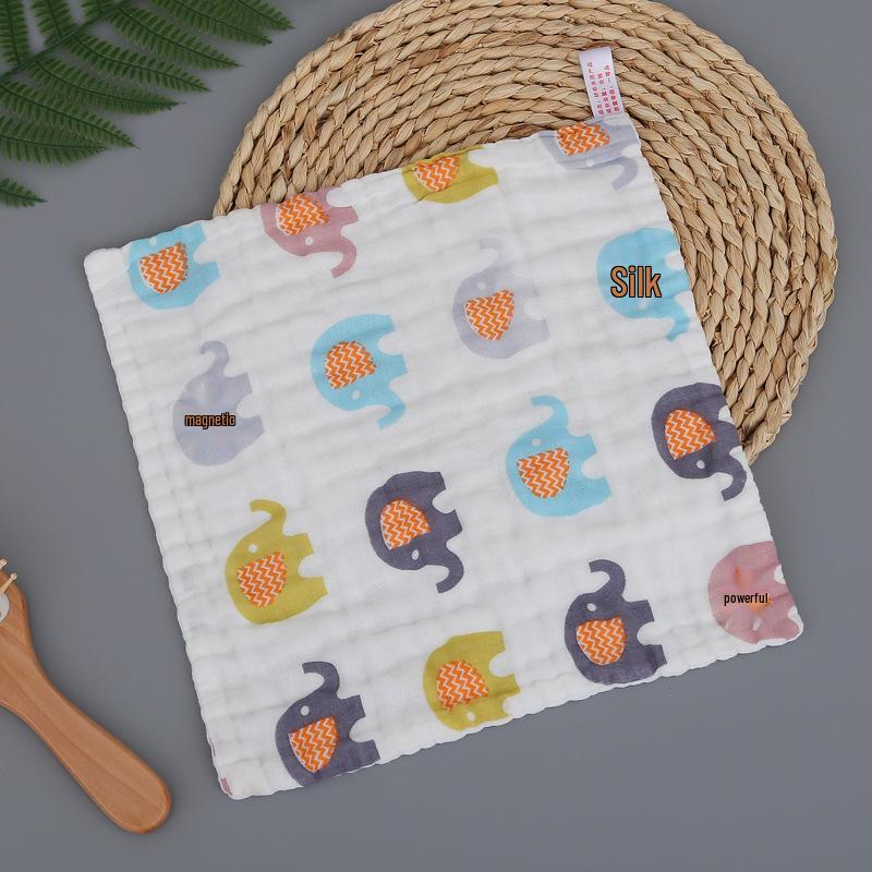 Infant & Child 100% Cotton 6-Layer High-Density Gauze Towel