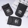 Car Key Case Signal Blocker Bag RFID Shielding Pocket For Toyota Corolla Yaris Prius CHR Aygo Camry Auris Avensis Land Cruiser 4