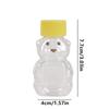 1/4Pcs Mini Bear Sauce Bottles Small Condiment Containers Portable Squeeze Bottle For Picnic Travel Kitchen Supplies Soy Sauce