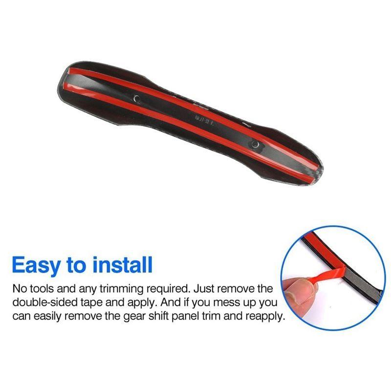 4PCS Car Door Handle Cover Trim Replacement Parts Accessories For Mercedes Benz A B C E GLA GLB GLC Class W247  Carbon Fiber