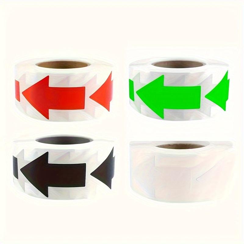 1 Roll Arrow Sticker Labels, Self-Adhesive Arrow Shape Signs Marking Stickers for Scrapbooking, DIY Craft & Organizing