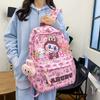 School bag female primary and secondary school students cartoon large capacity backpack fashionable cute student lightweight versatile backpack