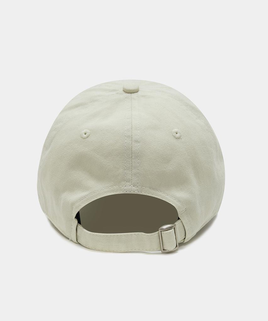COLUMBIA UNIVERSITY Columbia 1754 Washed Oversized Cap_Ivory