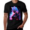 Masked Cyborg Girl Tshirt Basic Lightweight Short Sleeve Tee Tshirt