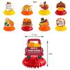 Thanksgiving Party Decorations Set With Maple Leaves Pumpkins Turkeys Table Centerpieces Honeycomb Balls Home Dining
